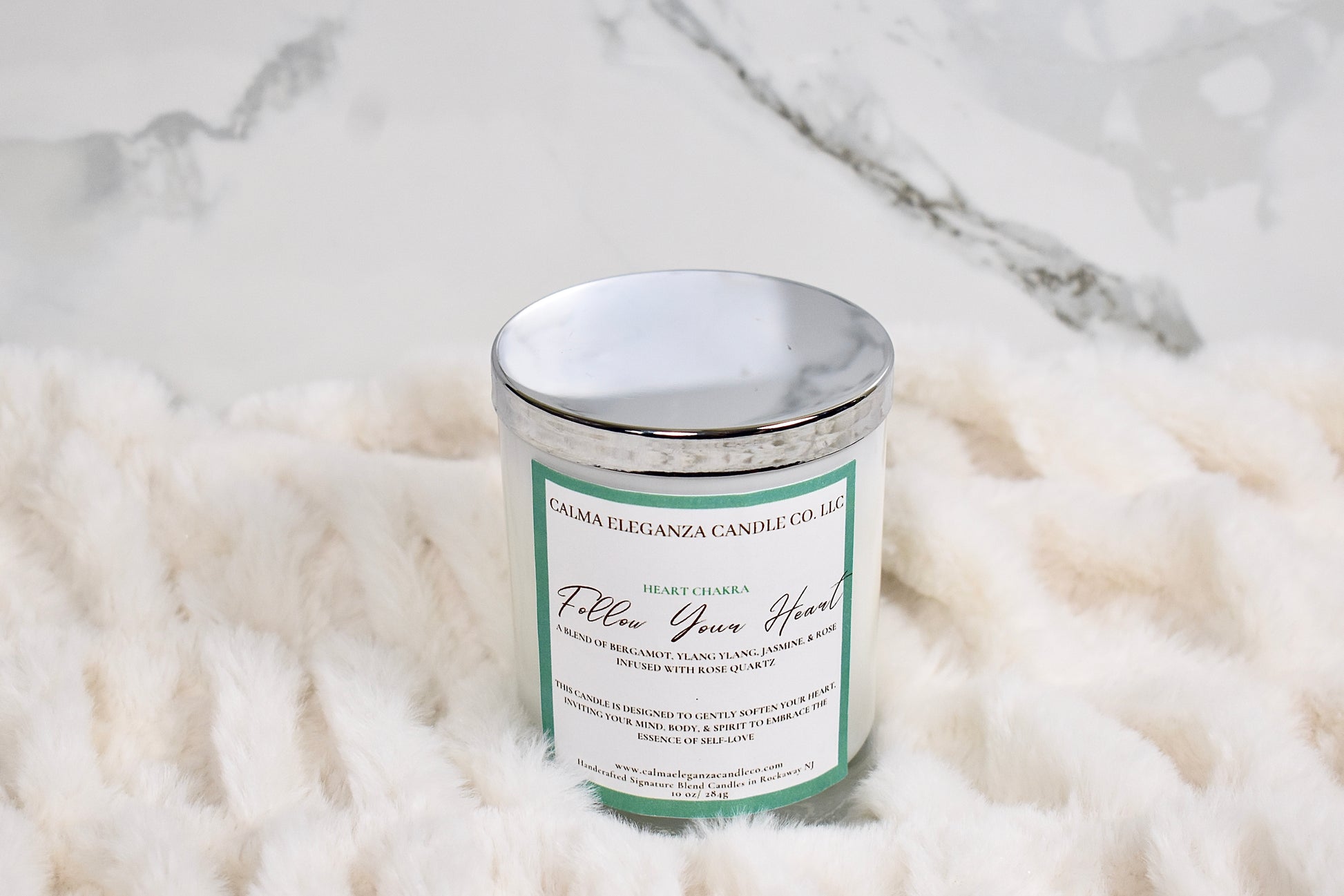 Follow Your Heart Heart Chakra Aromatherapy Candle 