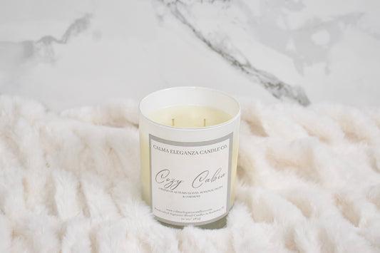 Cozy Cabin Candle - Autumn Leaves, Seasonal Fruit, & Oakmoss