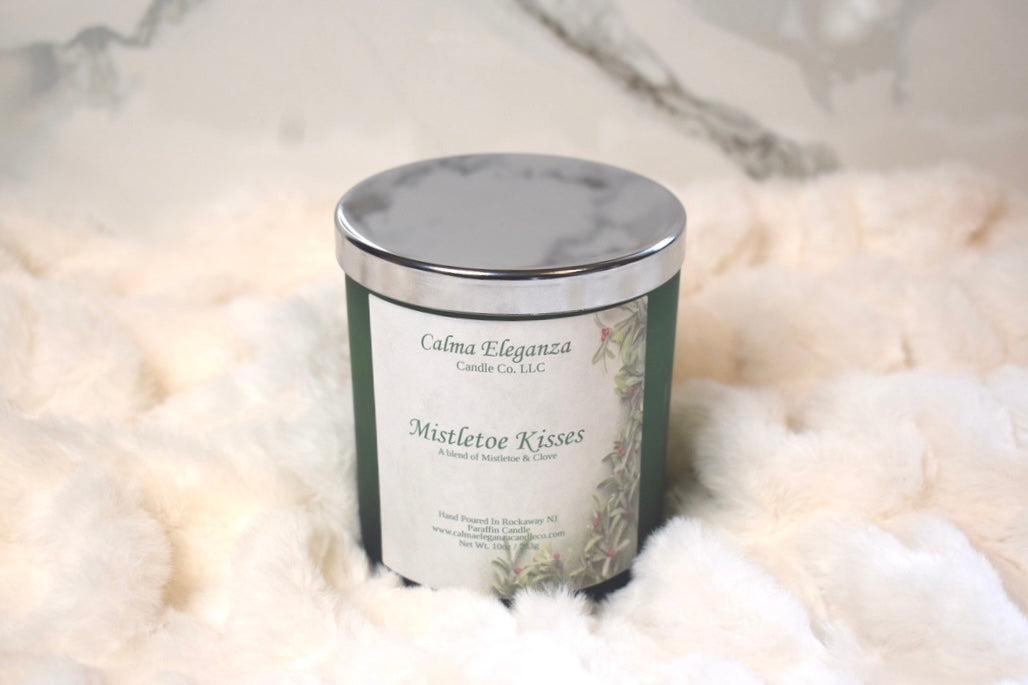 Mistletoe Kisses Winter Candle